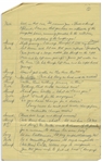 Moe Howard's 10pp. Handwritten Skit, With Shemp, Signed Multiple Times, Plus Writing on Verso of 2 Pages -- Stooges Pose as Drs. Kildare, Kinsey & Malone -- On 8'' x 12.5'' Ruled Paper -- Very Good